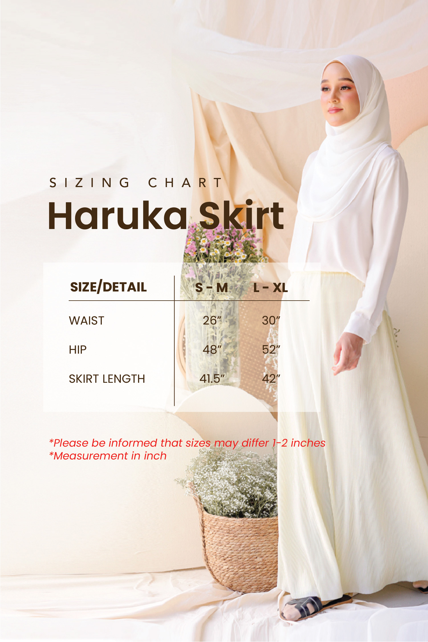 (AS-IS) Haruka Skirt In Lilac Blue